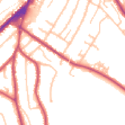 Daytime road noise heatmap for CR2 0RX