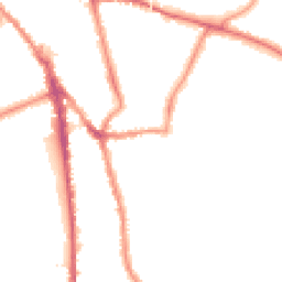 Night-time road noise heatmap for CR2 7BA