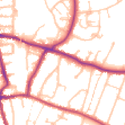 Daytime road noise heatmap for CR2 7EE