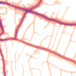 Daytime road noise heatmap for CR2 7ES