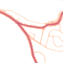 Daytime road noise heatmap for CR2 7GE