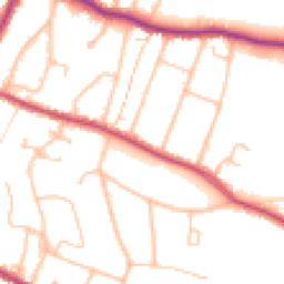 Daytime road noise heatmap for CR2 7HF