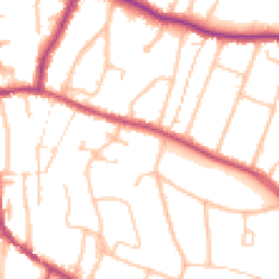 Daytime road noise heatmap for CR2 7YP
