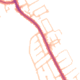 Daytime road noise heatmap for CR2 9EH