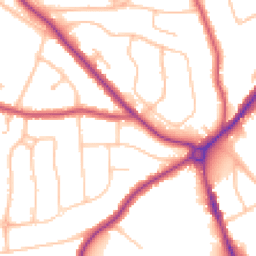 Daytime road noise heatmap for CR2 9JH