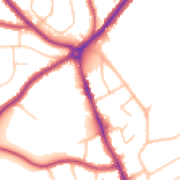 Daytime road noise heatmap for CR2 9LH