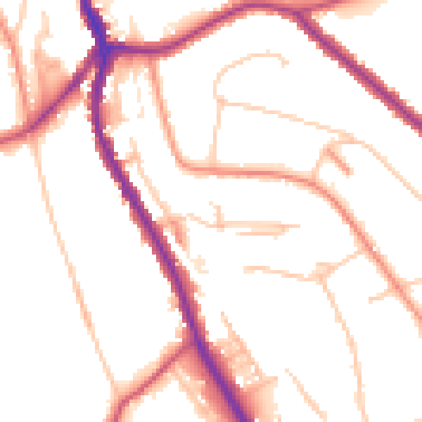 Daytime road noise heatmap for CR3 0BU