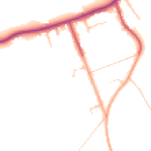 Daytime road noise heatmap for CR3 5DR