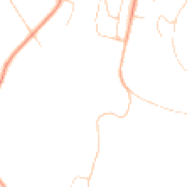 Daytime road noise heatmap for CR3 6EE