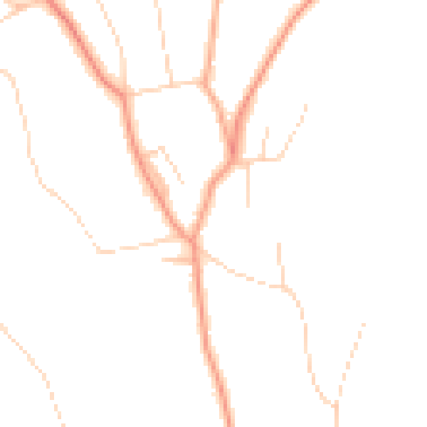 Daytime road noise heatmap for CR3 7EB