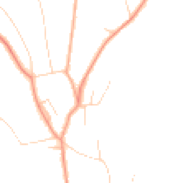 Daytime road noise heatmap for CR3 7EH