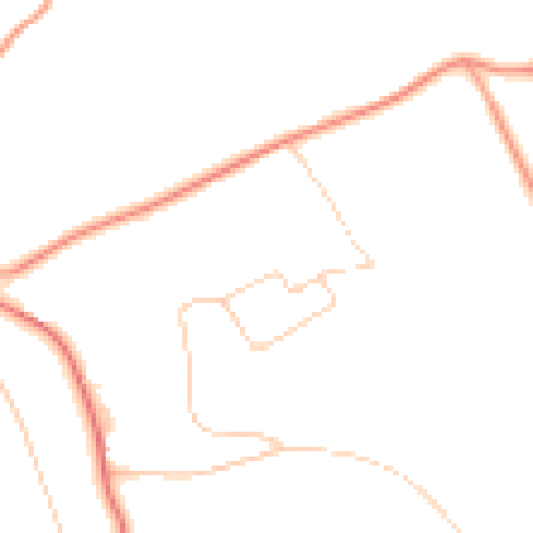 Daytime road noise heatmap for CR3 7LN