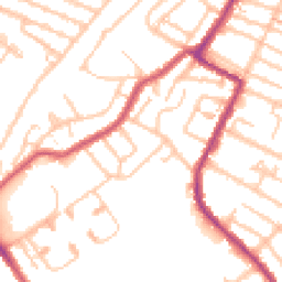 Daytime road noise heatmap for CR4 1AH