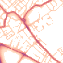 Daytime road noise heatmap for CR4 1DG