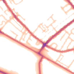 Daytime road noise heatmap for CR4 1DL