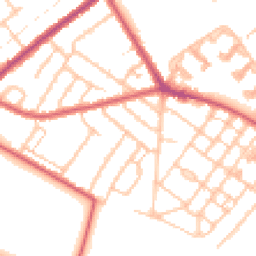 Daytime road noise heatmap for CR4 1LB
