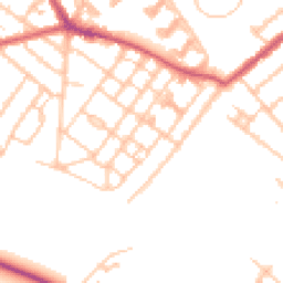 Daytime road noise heatmap for CR4 1QR