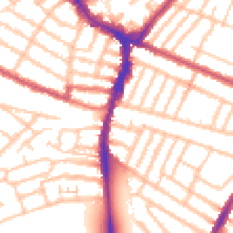 Daytime road noise heatmap for CR4 2FE