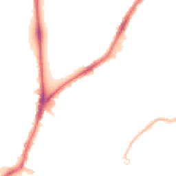 Night-time road noise heatmap for CR4 2HH