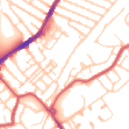 Daytime road noise heatmap for CR4 2HY
