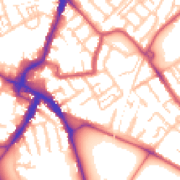 Daytime road noise heatmap for CR4 2LG