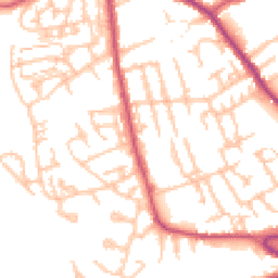 Daytime road noise heatmap for CR4 3BW