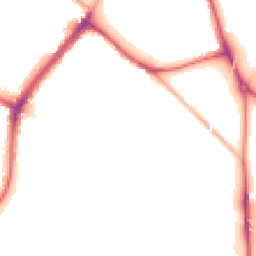 Night-time road noise heatmap for CR4 4FJ