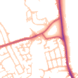 Daytime road noise heatmap for CR4 4FS