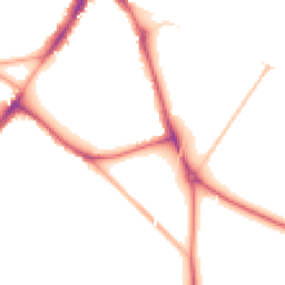 Night-time road noise heatmap for CR4 4HD