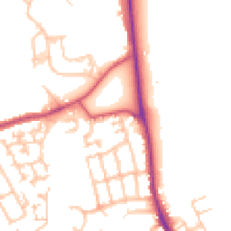 Daytime road noise heatmap for CR4 4HY