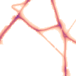 Night-time road noise heatmap for CR4 4LP