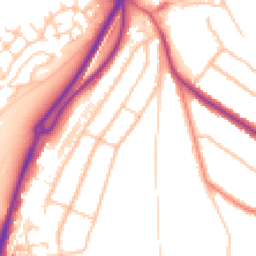 Daytime road noise heatmap for CR5 1AB