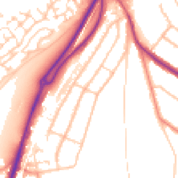 Daytime road noise heatmap for CR5 1AG