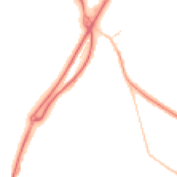 Night-time road noise heatmap for CR5 1AN