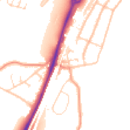 Daytime road noise heatmap for CR5 1AT