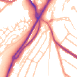 Daytime road noise heatmap for CR5 1AX