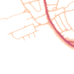 Daytime road noise heatmap for CR5 1BT