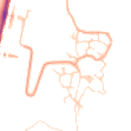Daytime road noise heatmap for CR5 1RY