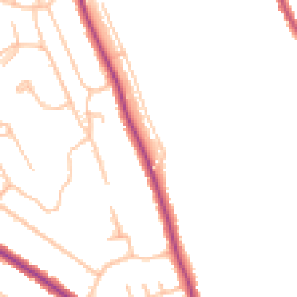 Daytime road noise heatmap for CR5 2FP