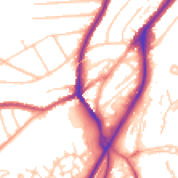 Daytime road noise heatmap for CR5 2RB