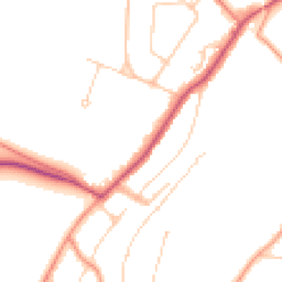 Daytime road noise heatmap for CR5 3FF
