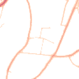 Daytime road noise heatmap for CR5 3LX