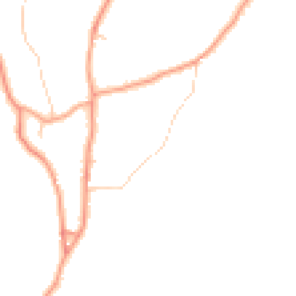 Daytime road noise heatmap for CR5 3QD