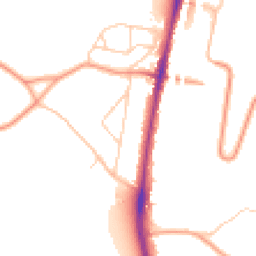 Daytime road noise heatmap for CR5 3RT