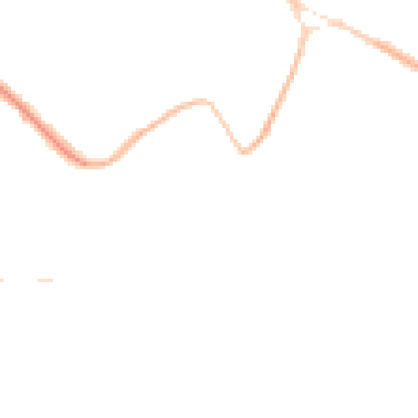 Night-time road noise heatmap for CR6 9BU