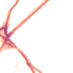 Night-time road noise heatmap for CR8 1AA