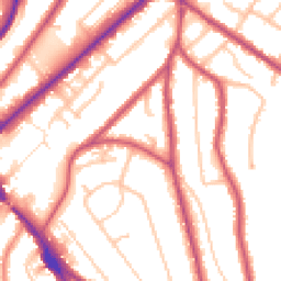 Daytime road noise heatmap for CR8 1AF