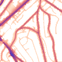 Daytime road noise heatmap for CR8 1AH