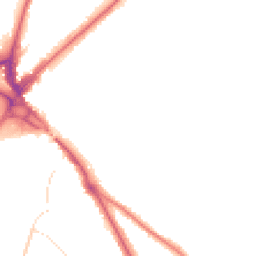Night-time road noise heatmap for CR8 1AP