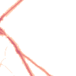 Night-time road noise heatmap for CR8 1AS